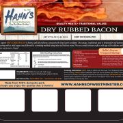 Dry Rubbed Bacon – 16 oz.